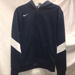 Nike Navy with White Stripes Full Zip Up